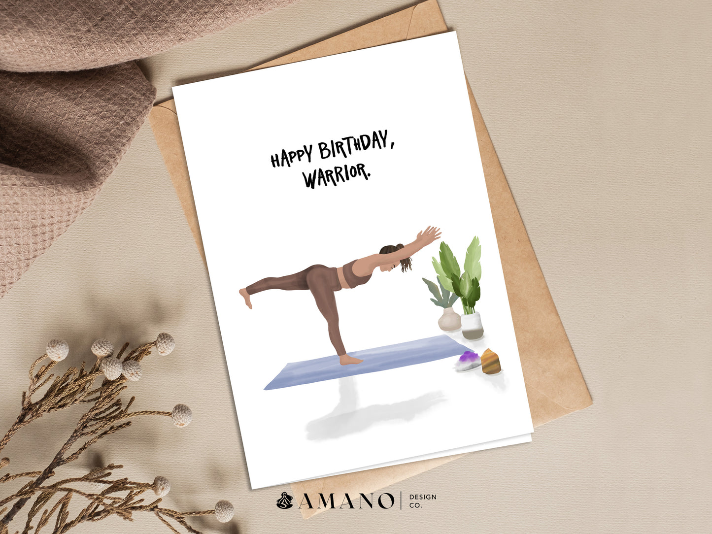 Happy Birthday Warrior | Happy Birthday Card