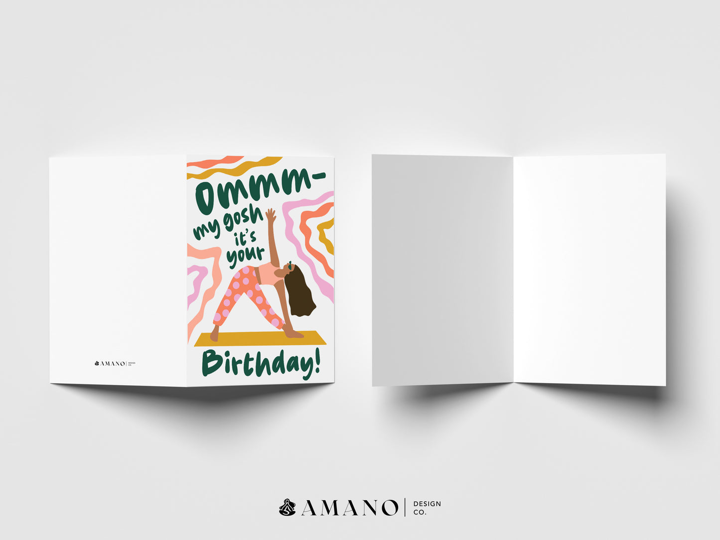 Ommm My Gosh - Pink | Happy Birthday Card
