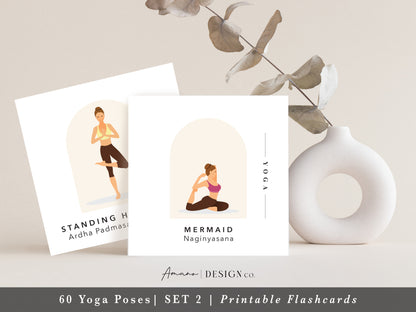 120 Yoga Pose Cards