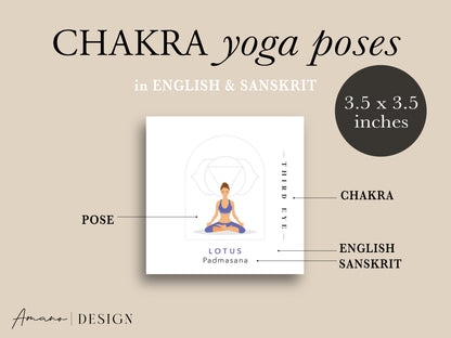 Chakra Yoga Pose Cards