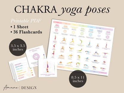 Chakra Yoga Pose Cards