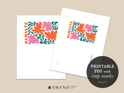 Namaste Floral | Greeting Card