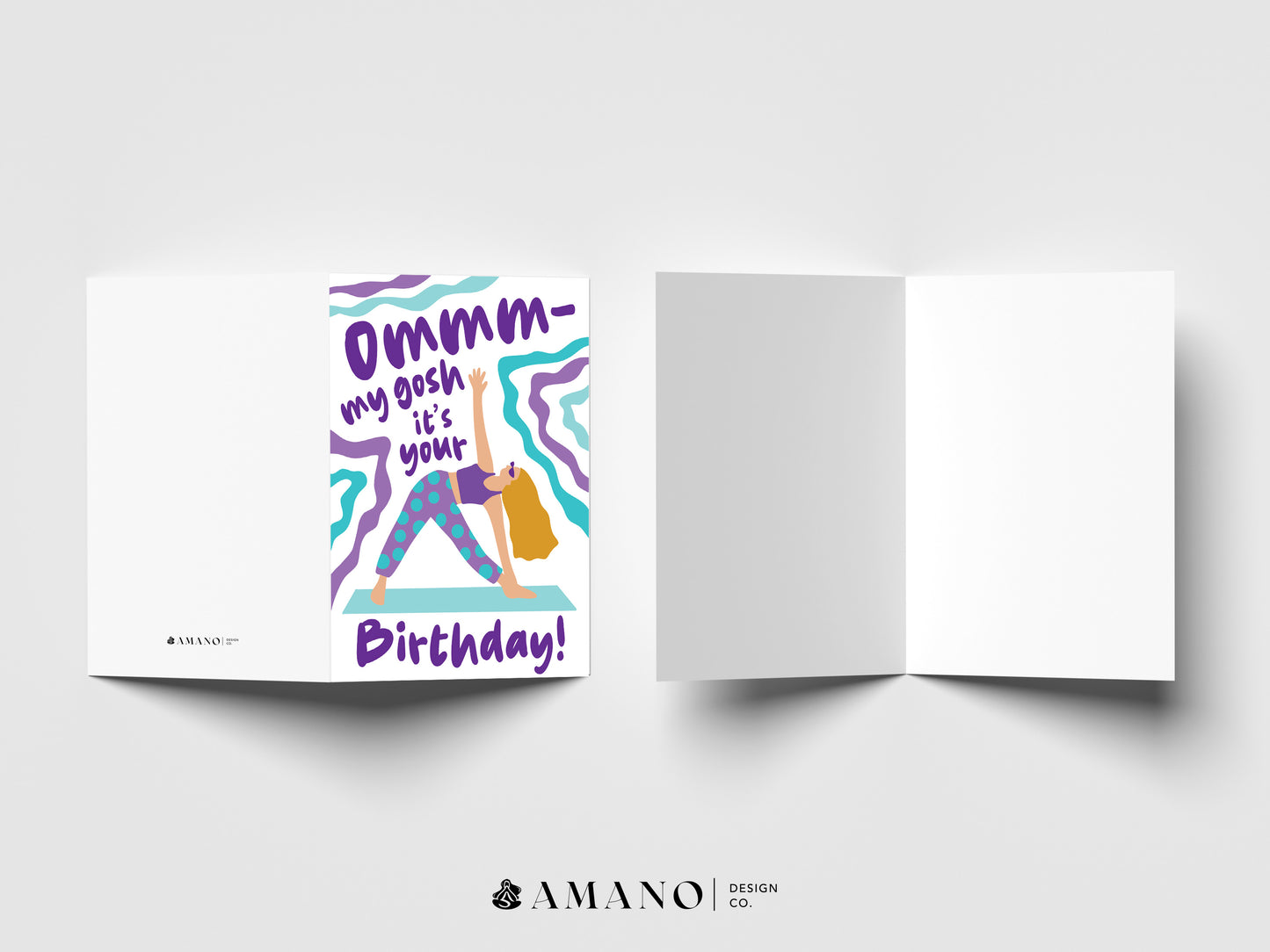 Ommm My Gosh - Purple | Happy Birthday Card