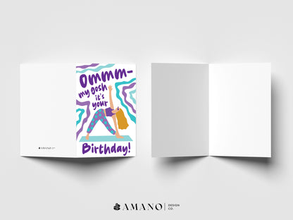 Ommm My Gosh - Purple | Happy Birthday Card