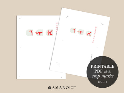 Namasleigh | Yoga Christmas Greeting Card