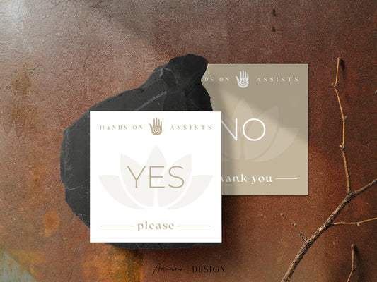Hands on Assists - Tan | Yoga Consent Cards